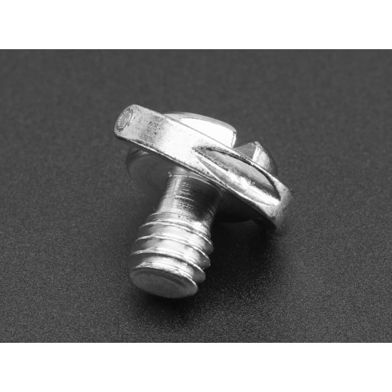 Stainless Steel D Shaft D-Ring 1/4" Tripod Screw